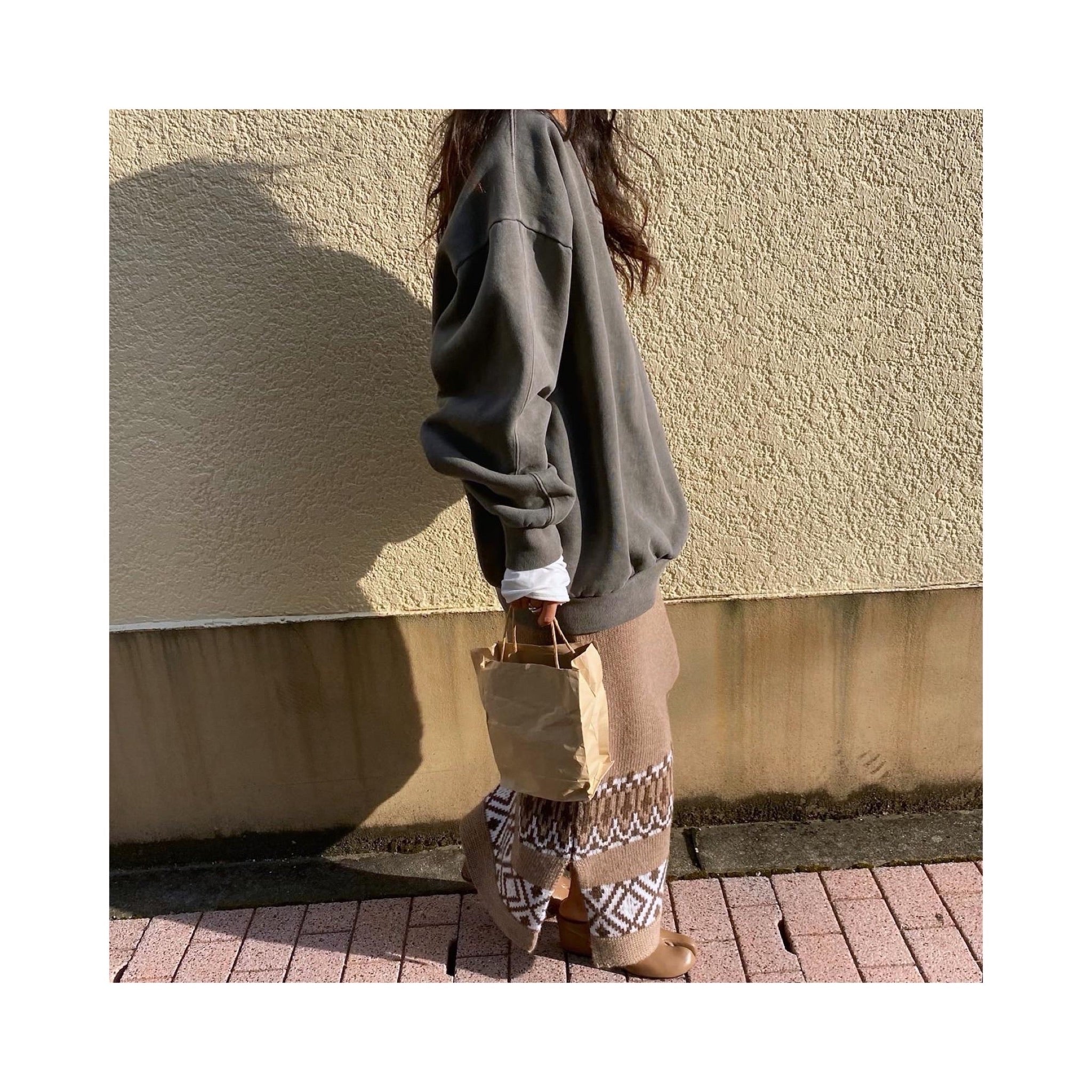 Nordic wool skirt