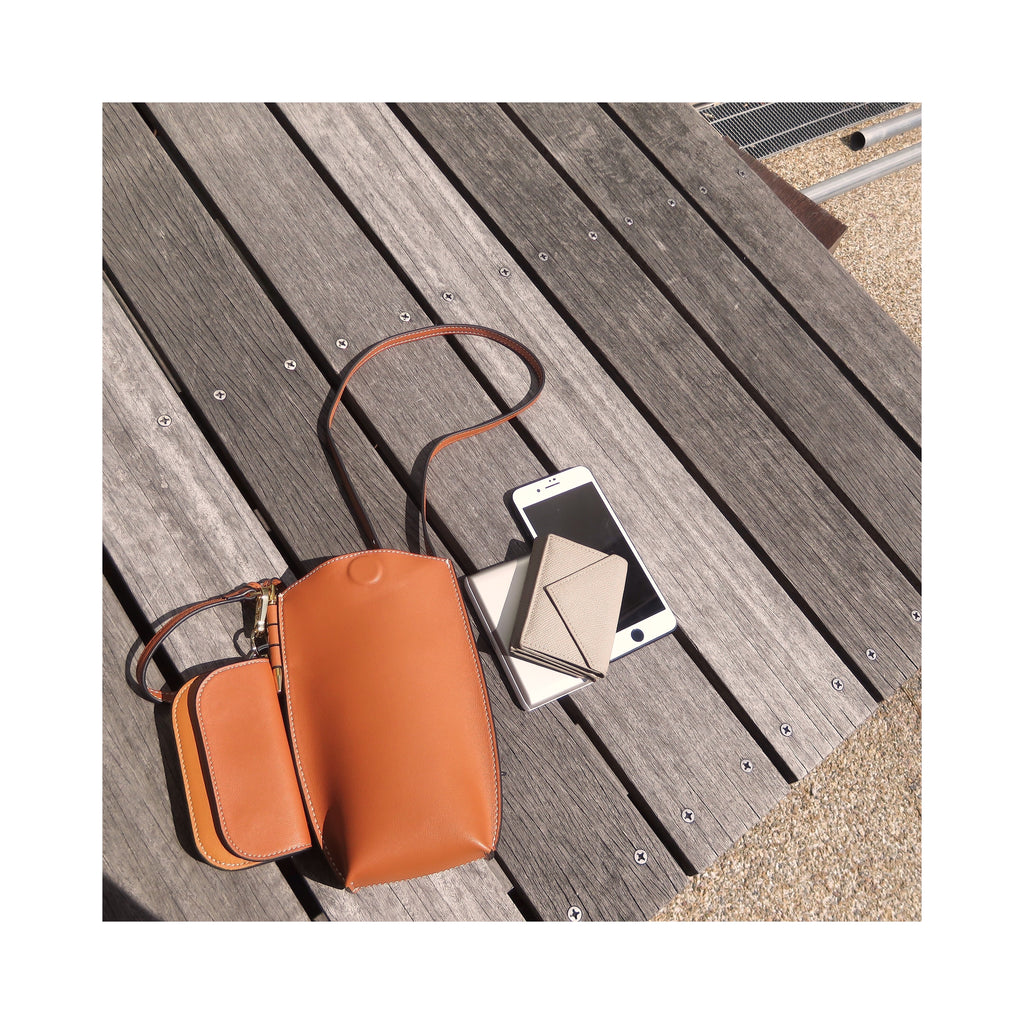 real leather miniwallet case