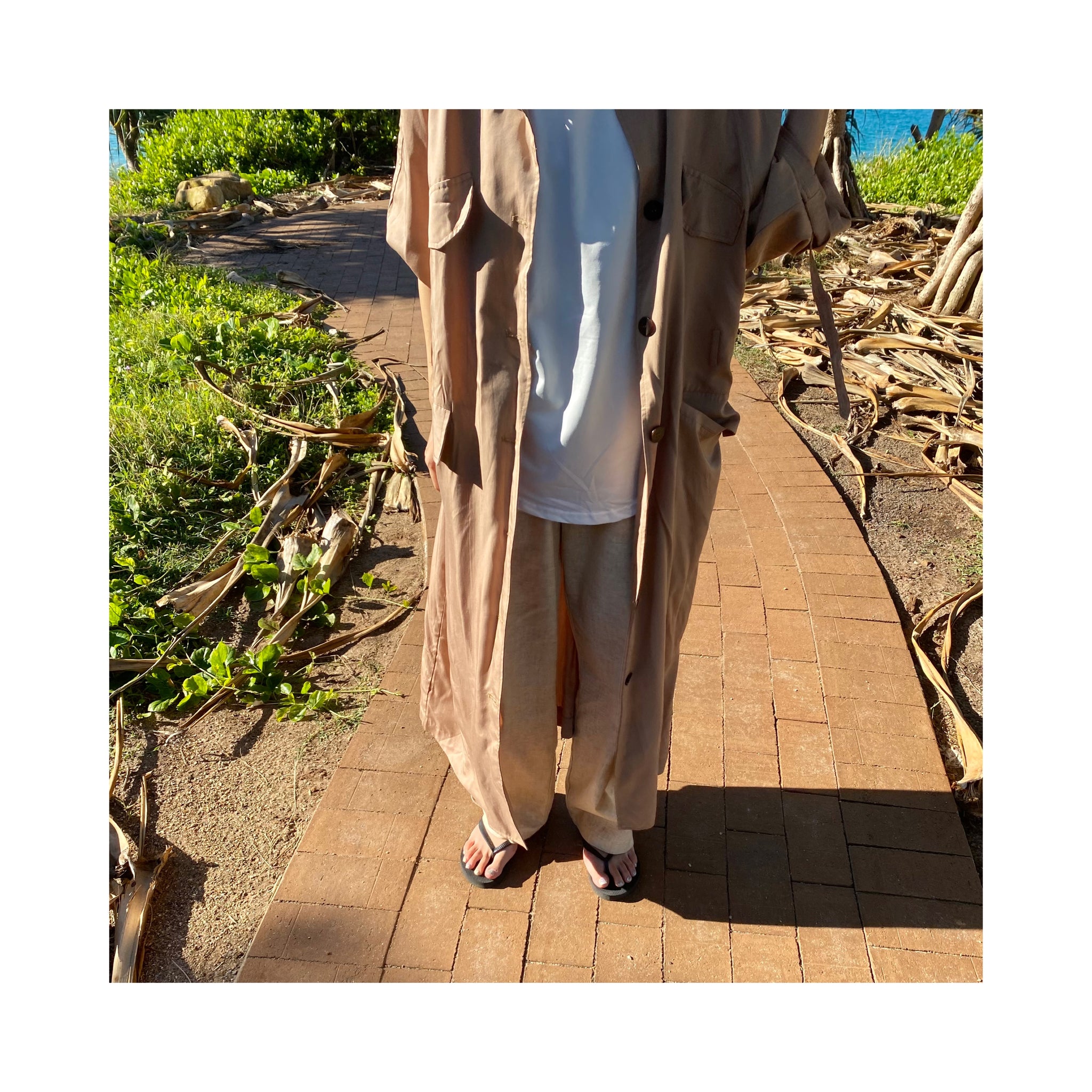.long trench ONE PIECE