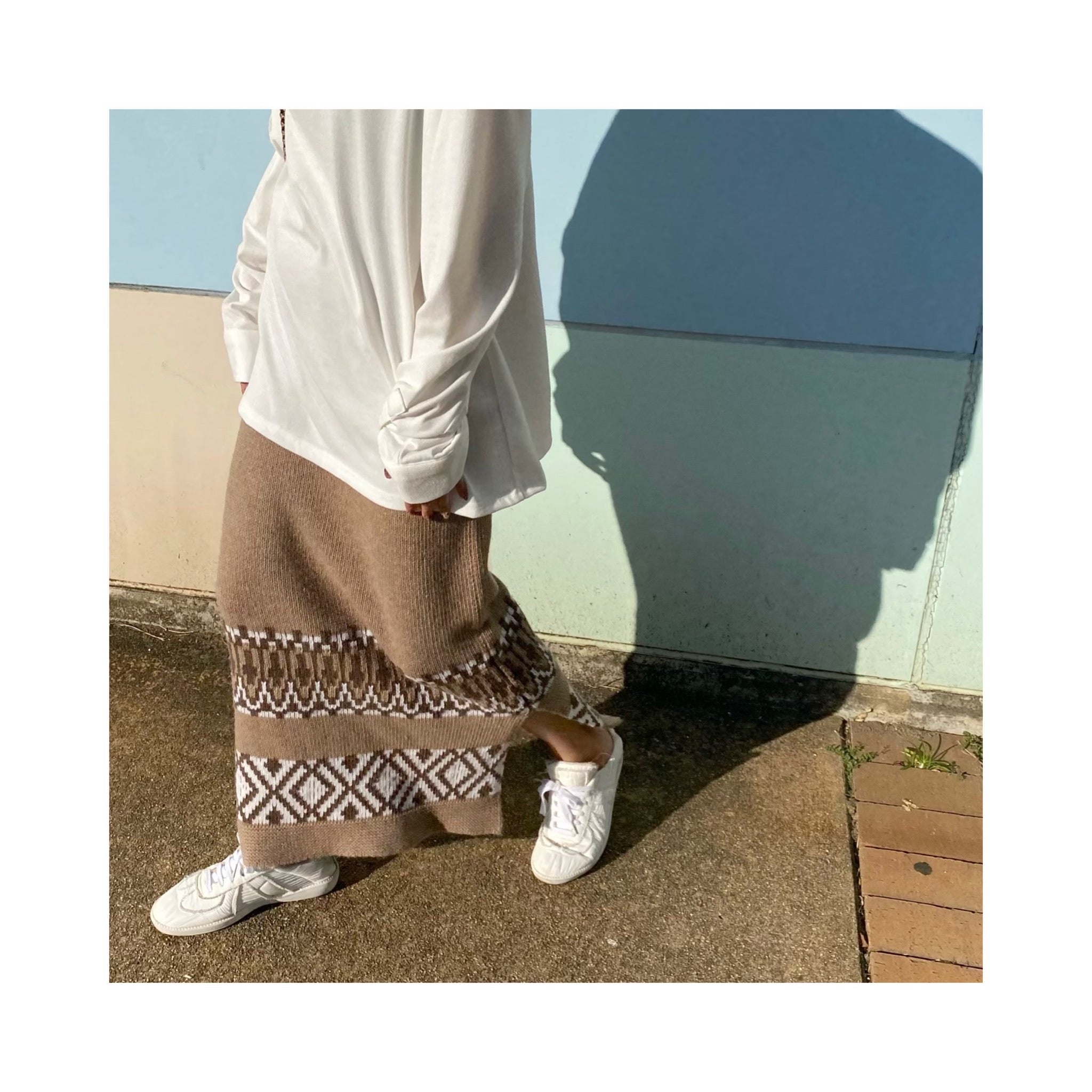 Nordic wool skirt