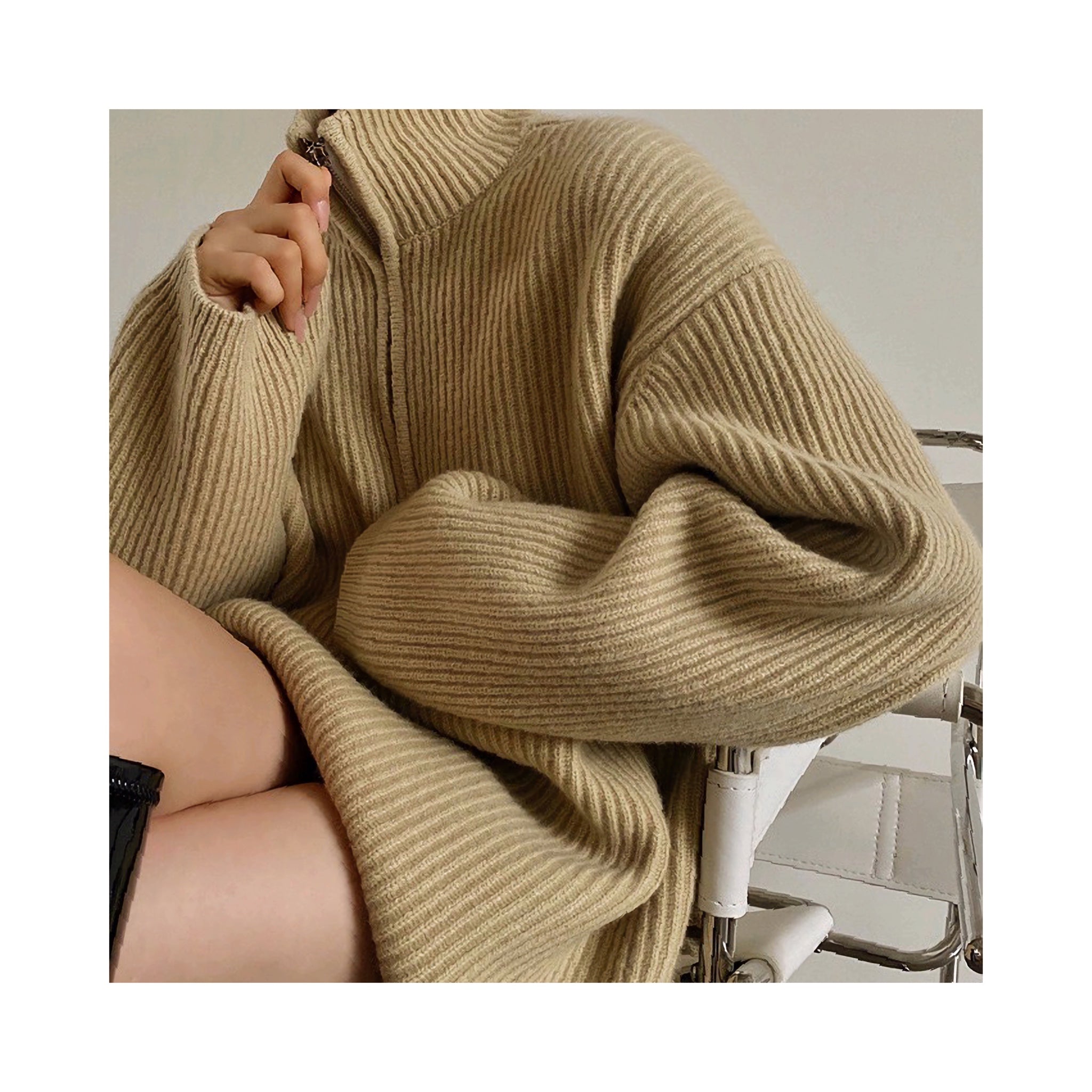 .highneck  knit
