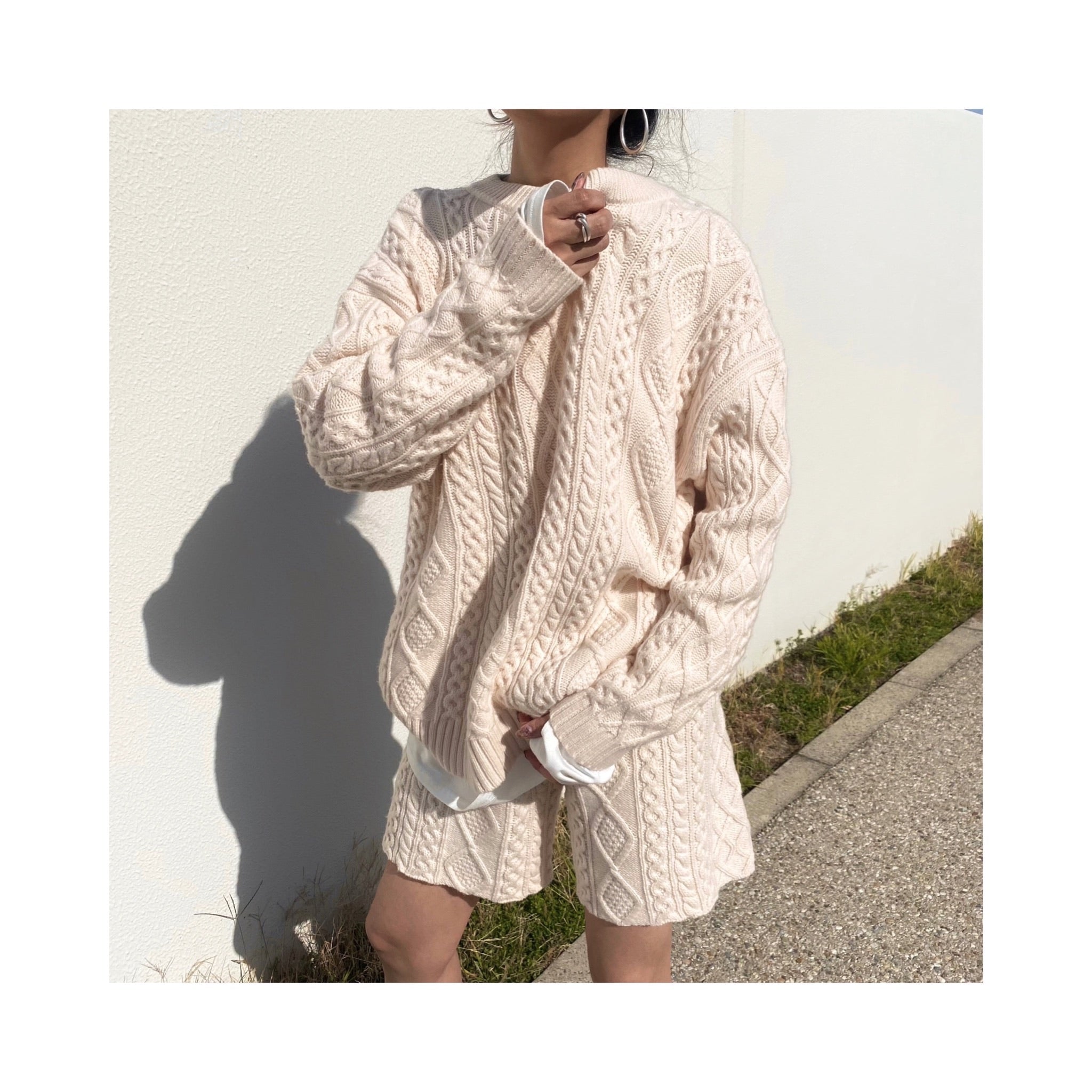 ALAIN laceup woolknit