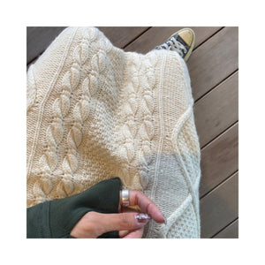 cable knit skirt