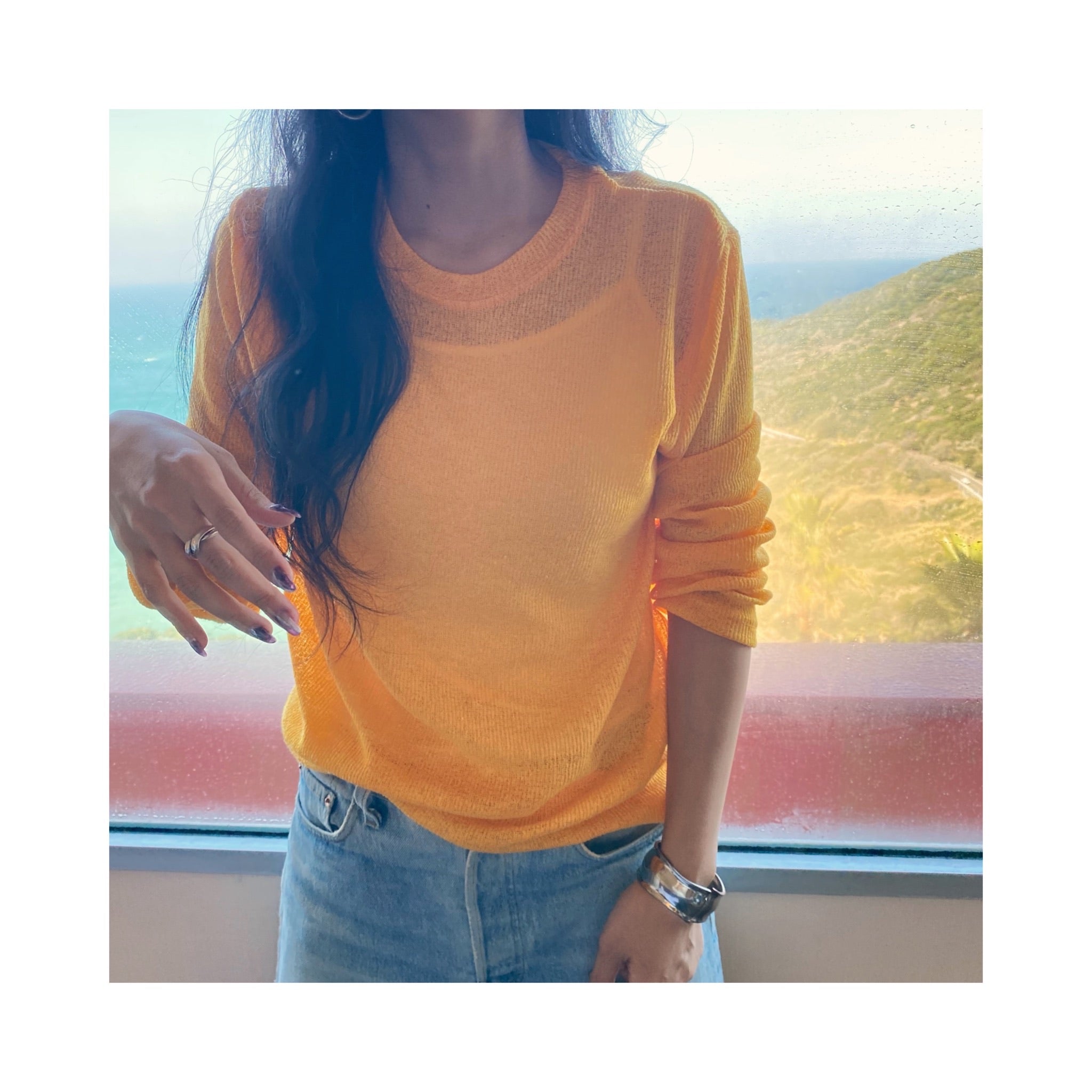 linen rib tops
