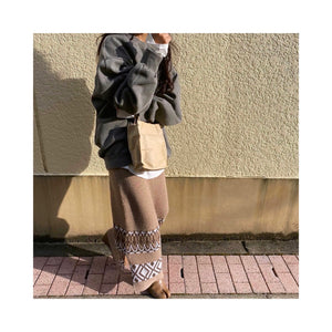 Nordic wool skirt