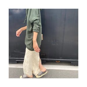 cable knit skirt