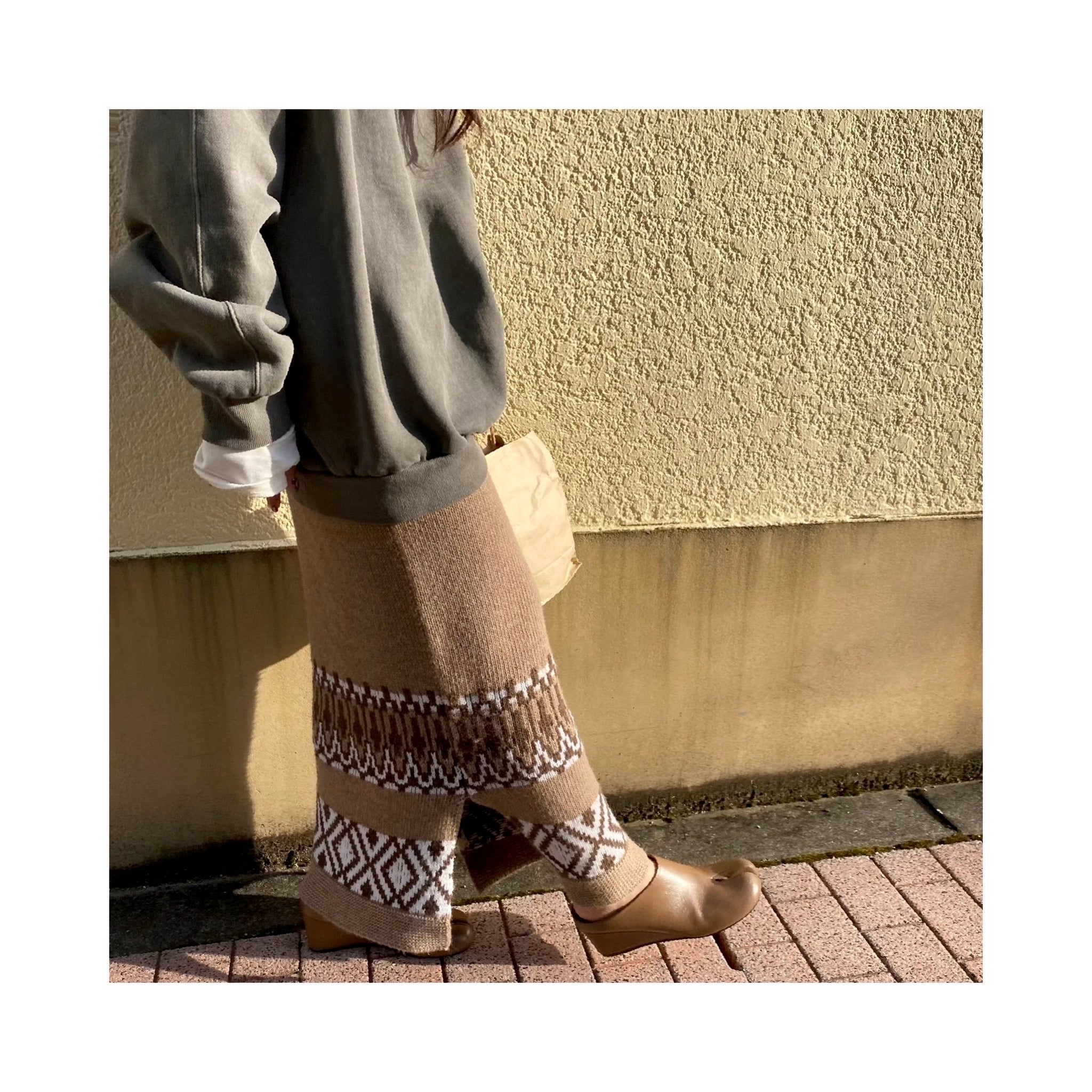 Nordic wool skirt