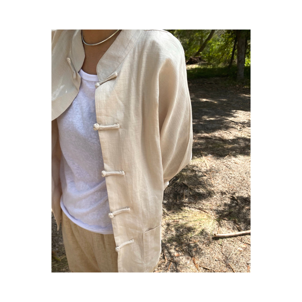 .linen china shirtout