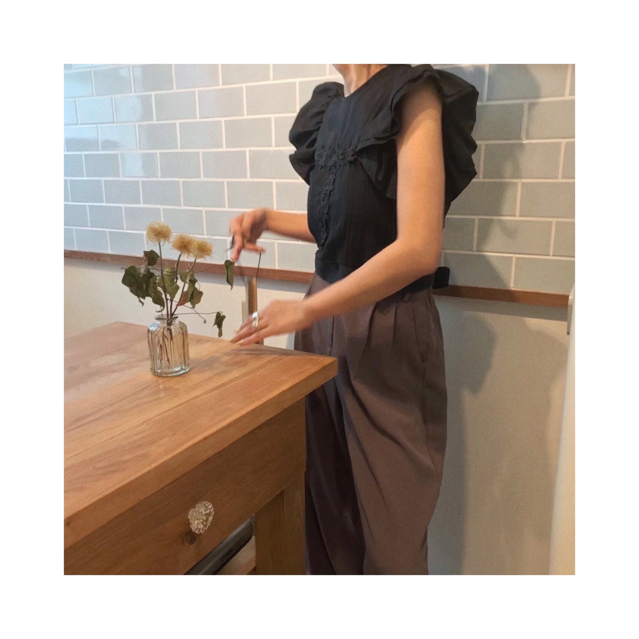 back embro blouse
