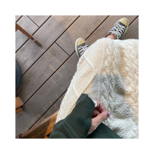 cable knit skirt
