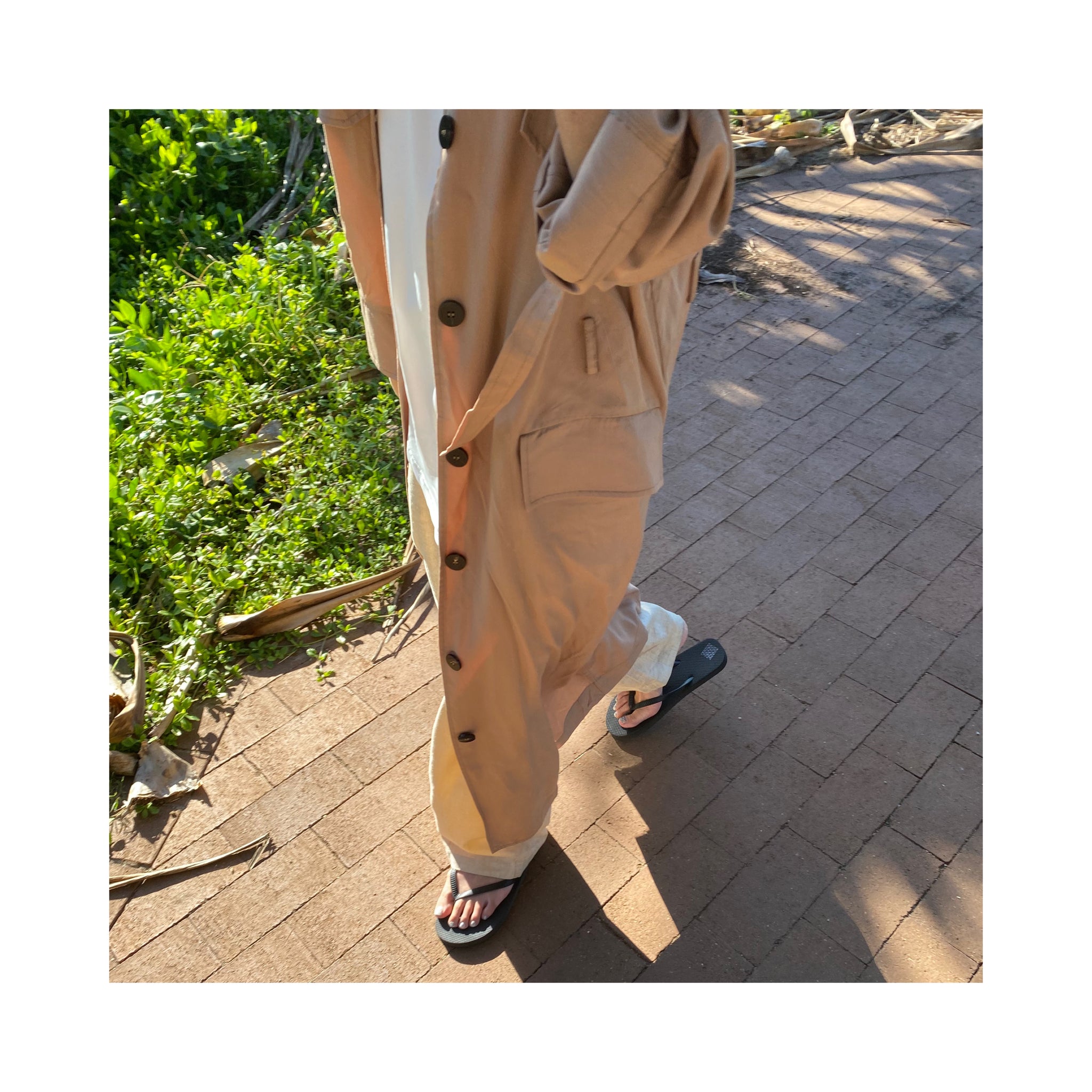 .long trench ONE PIECE