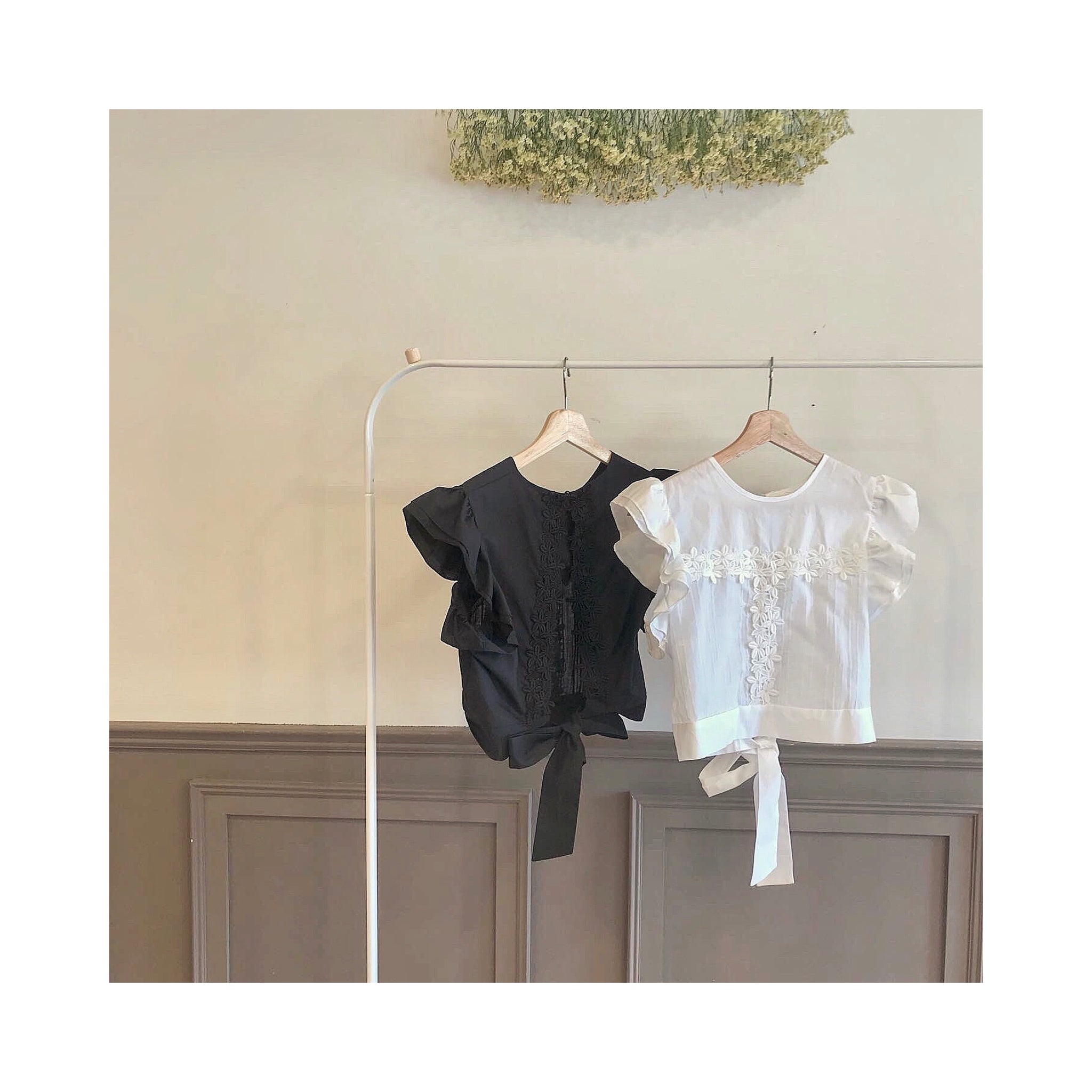 back embro blouse