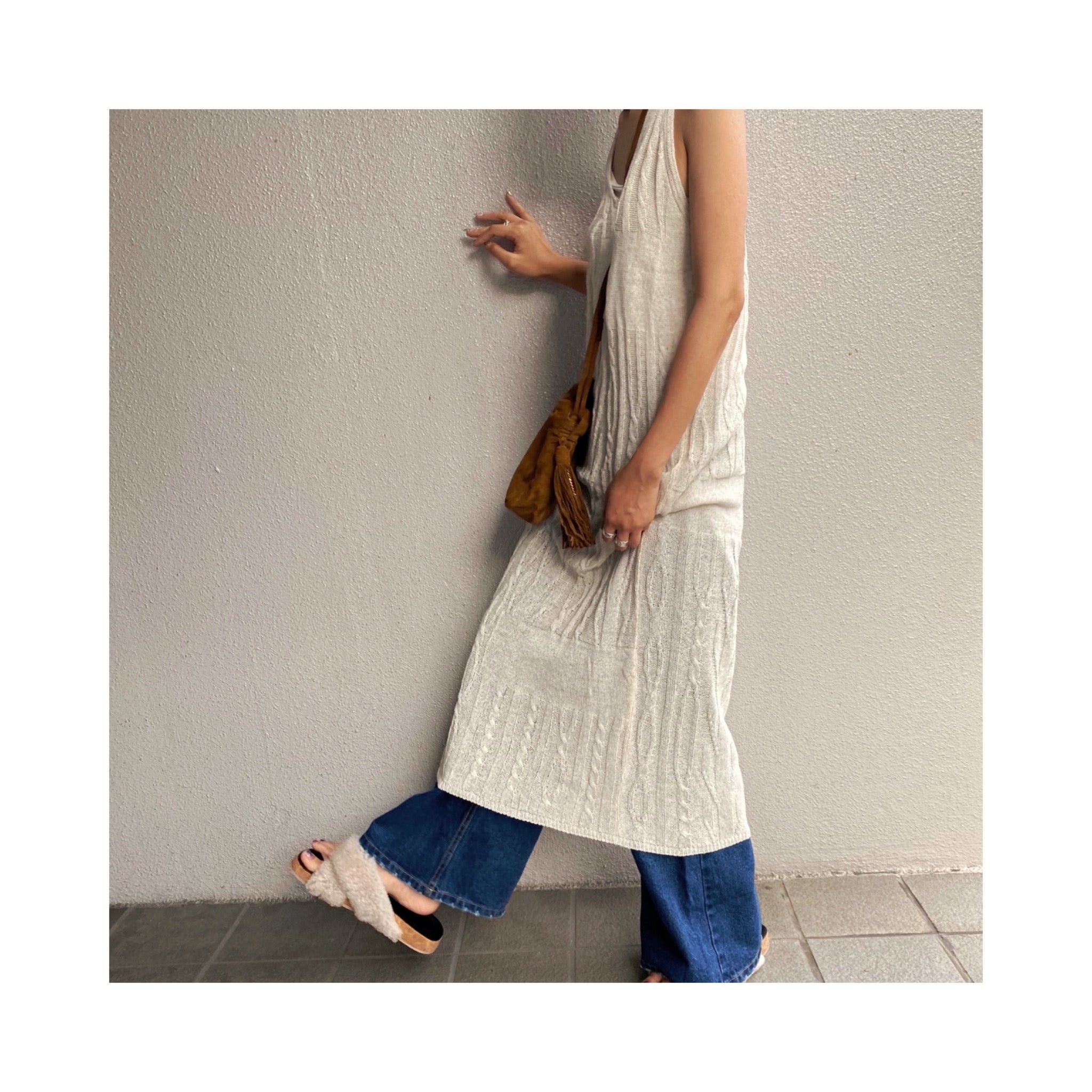 long knit ONE PIECE
