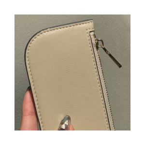 real leather miniwallet case