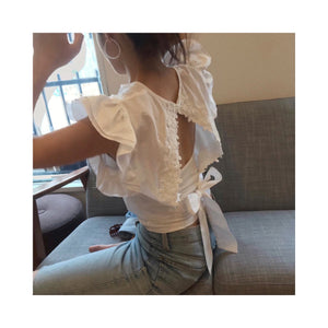 back embro blouse