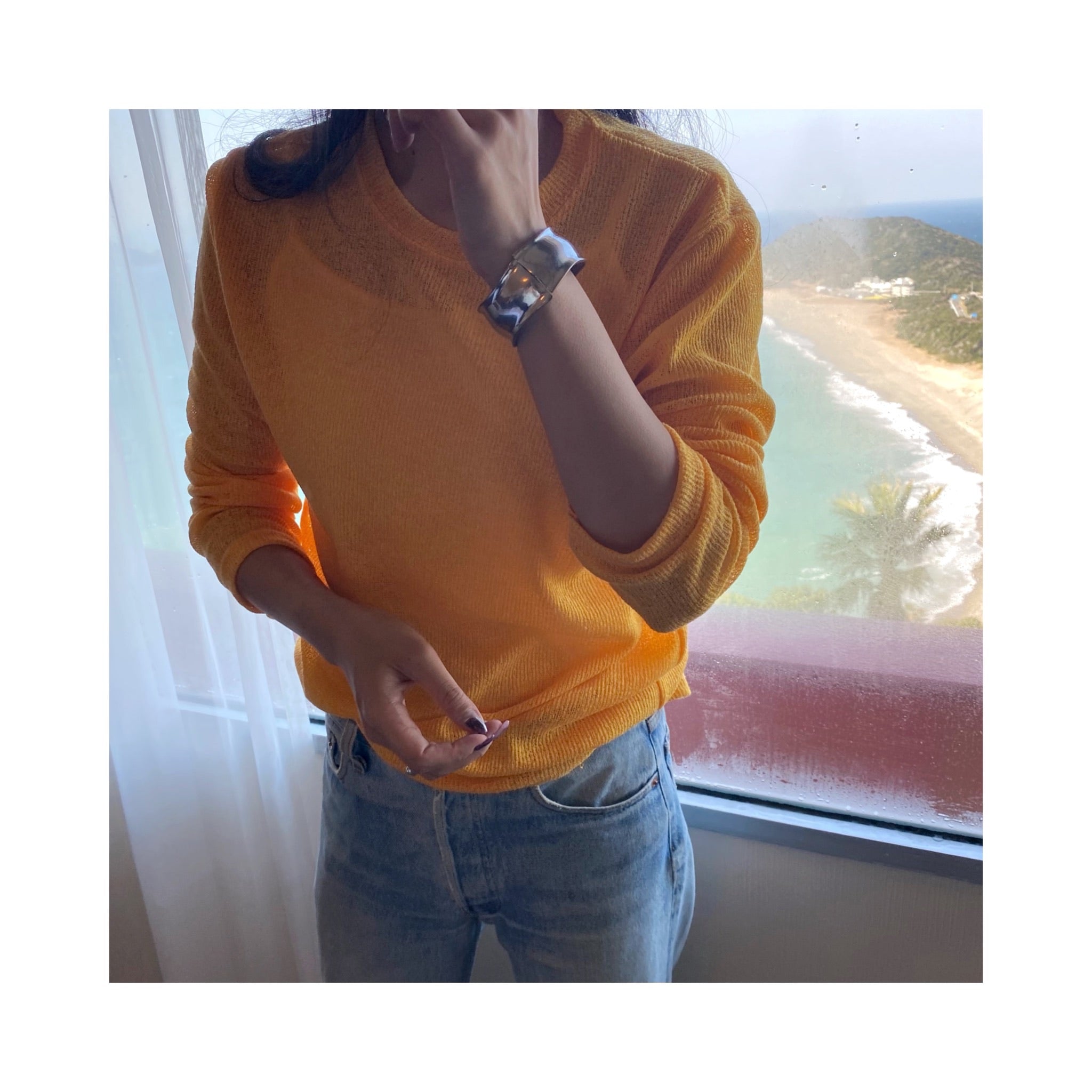 linen rib tops