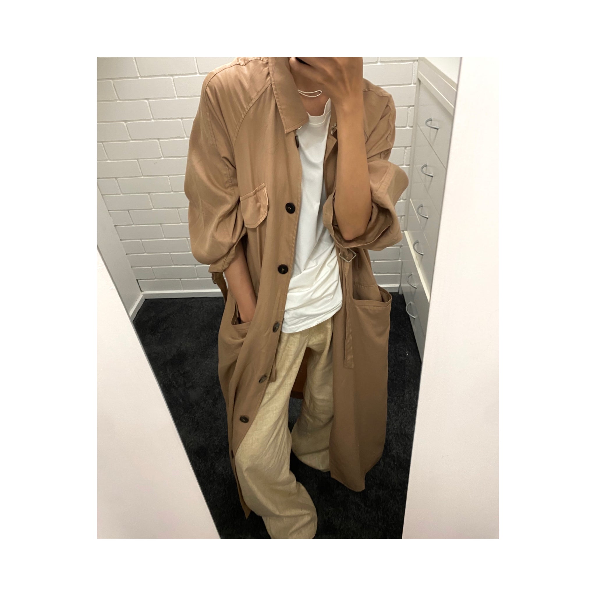 .long trench ONE PIECE