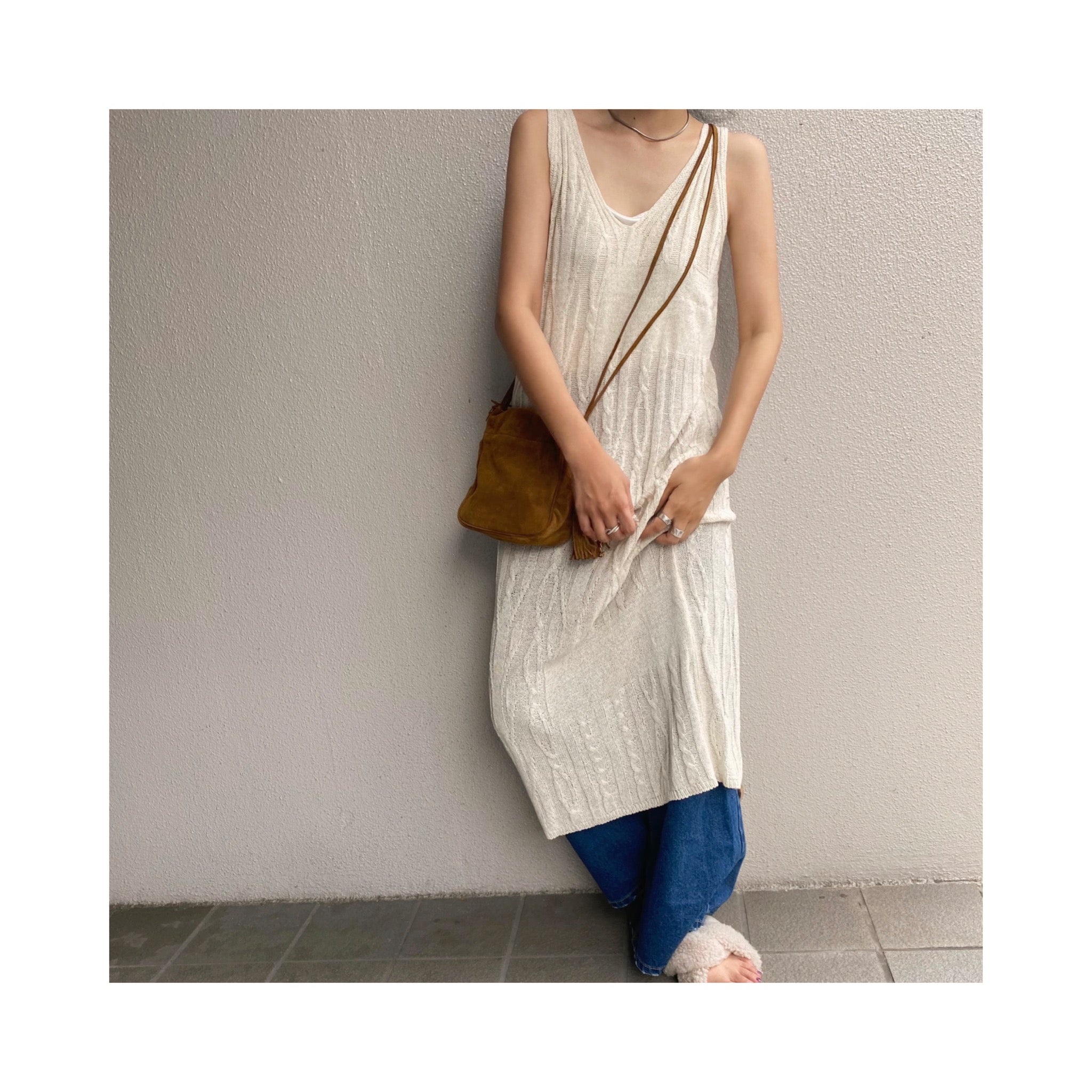 long knit ONE PIECE