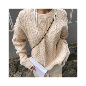 ALAIN laceup woolknit