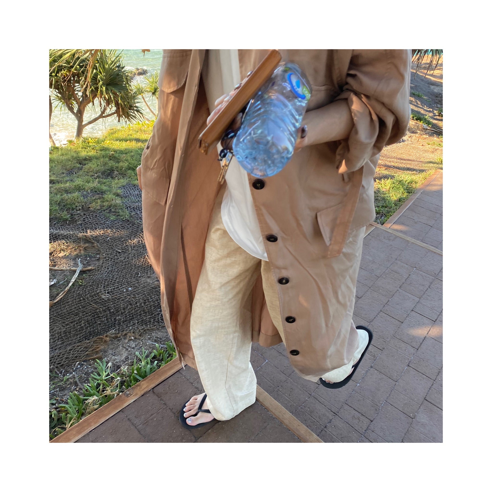 .long trench ONE PIECE