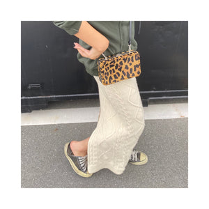 cable knit skirt