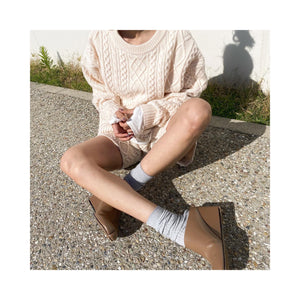 ALAIN laceup woolknit