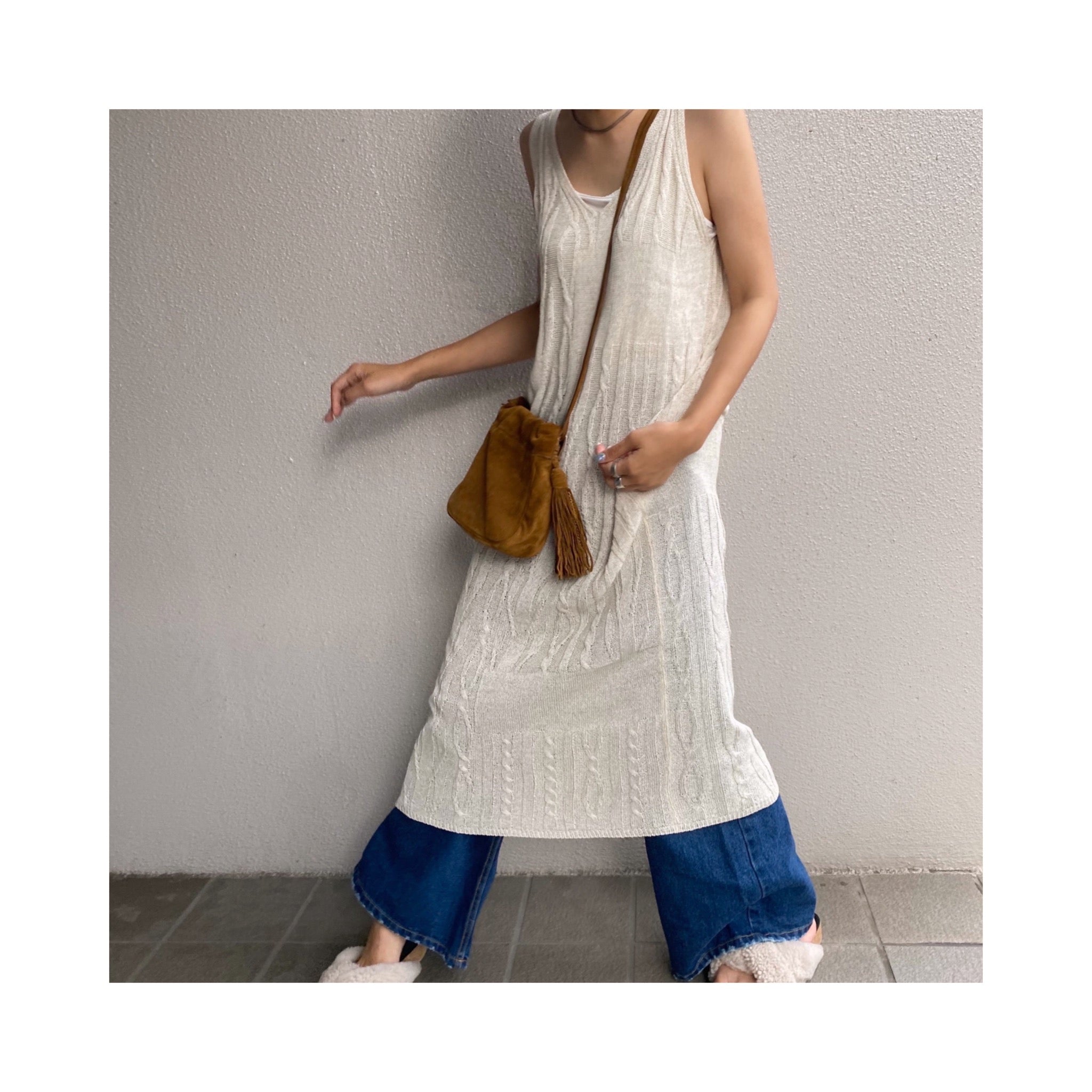 long knit ONE PIECE