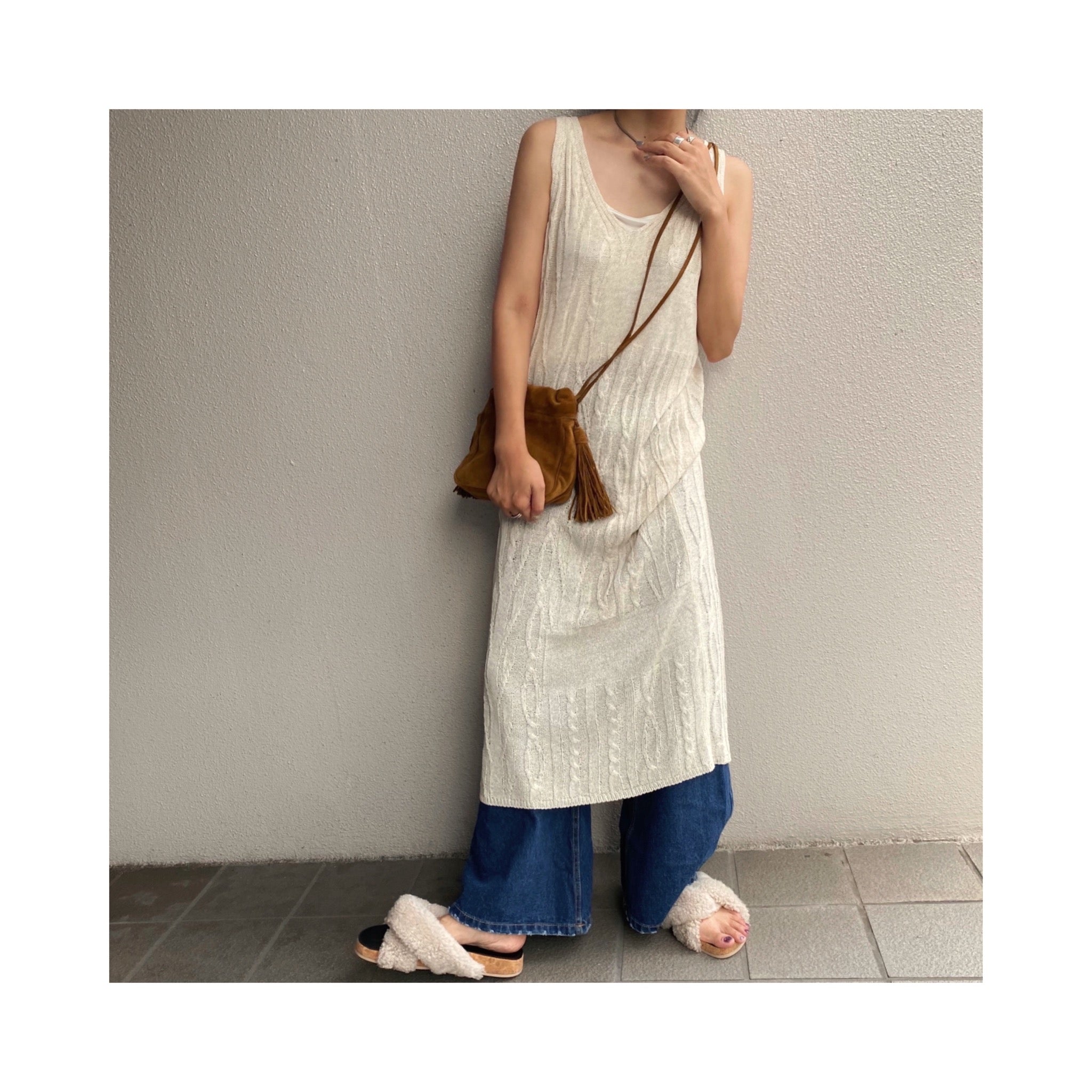long knit ONE PIECE